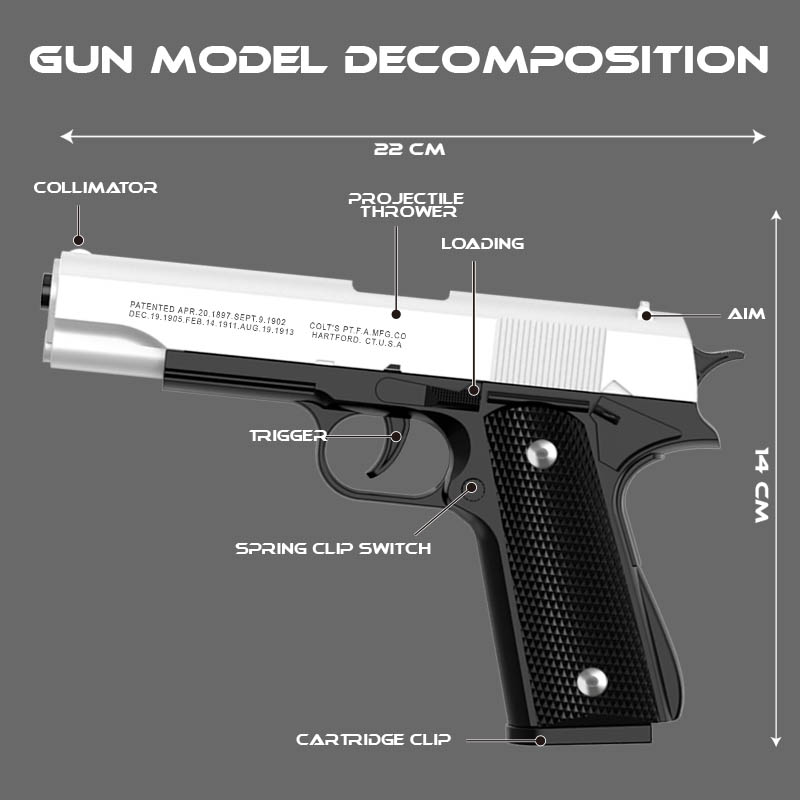 Pistola da gunman giocattolo C - Catapult Launcher Toy recensione e prezzo